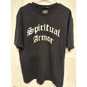 DCPL Spiritual Armor T-Shirt Mens Black Angel Wings 111 Exodus 23:20 Streetwear